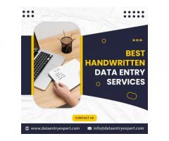 Best Handwritten Data Entry Services
