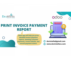 Print Invoice Payment Report in Odoo