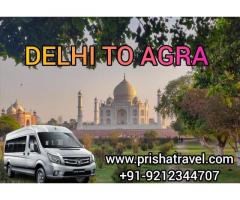 Same Day agra Tour by 12 Seater luxury Tempo Traveller