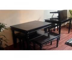 Full Restaurant Dining Set (A1 Seesham Wood)