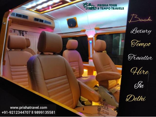 16 Seater Tempo Traveller Hire on Rent in Delhi - 1/1