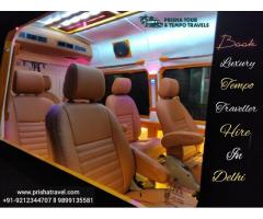 16 Seater Tempo Traveller Hire on Rent in Delhi