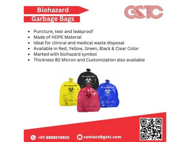 Bags for Biomedical Waste | Leak and Tear Resistant for Clinics - 1/1