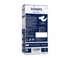 Amazon Brand-Solimo Adult Diapers Tape Style |Medium Size|60 Count|(30 x Pack of 2)|Unisex|