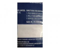 Amazon Brand-Solimo Adult Diapers Tape Style Medium Size 60 Count
