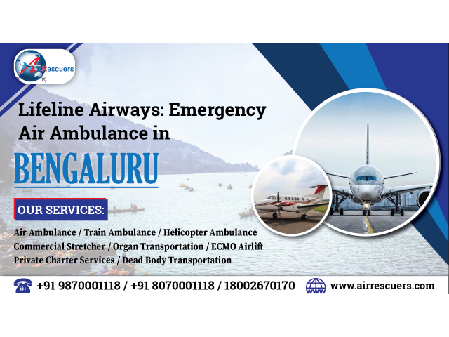 Bengaluru Air Ambulance – Advanced ICU Care Onboard - 1/1
