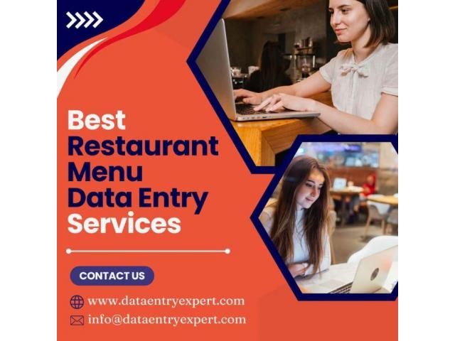 Outsource Restaurant Menu Data Entry Services in India - 1/1