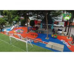EPDM Rubber Flooring Playground Surfaces, Tiles and Mats