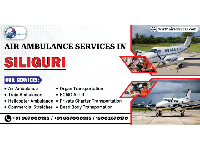 Air Ambulance Services in Siliguri for Heart Attack Patients - 1/1