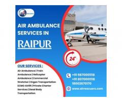Fast & Reliable Air Ambulance Services in Raipur