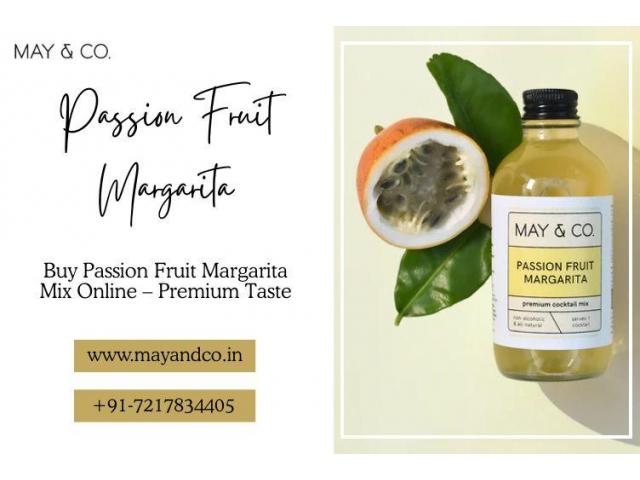 Buy Passion Fruit Margarita Mix Online – Premium Taste by May & Co. - 1/1