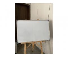 White Board with wooden stand