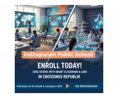 Enroll Today! CBSE School with Smart Classrooms & Labs in Crossings Republik