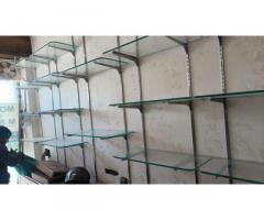 Glass Shelf for accessories Shop or Handicraft Shop