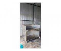 Stainless Steel Food Counter / Display Counter – 4.5 ft – Almost New