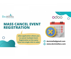Mass Cancel Event Registration in Odoo