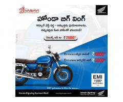 Honda BigWing Kurnool West | Premium Honda Bikes & Superbike dealership