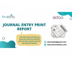 Journal Entry Print Report in Odoo