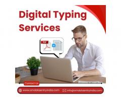 Outsource Digital Typing Services in India