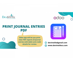Print Journal Entries PDF in Odoo