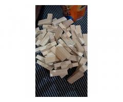 Jenga wood block game