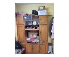 TV cabinet and showcase, Teakwood (6.5*7 feet)