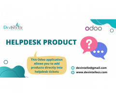 Products in Helpdesk Tickets in Odoo