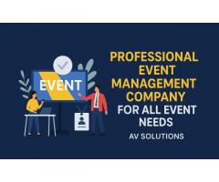 Professional Event Management Company for All Event Needs