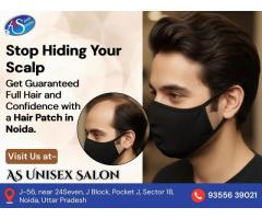Transform Your Look with a Natural Hair Patch in Noida at AS Unisex Salon - 1