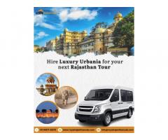 Best Luxury Urbania and Tempo Traveller Hire Jaipur