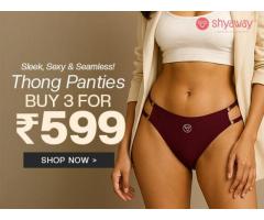 Thong Panties Collection – Buy 3 for ₹599