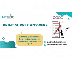 Print Survey Answers Report in Odoo