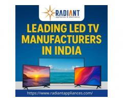 Best LED TV and Home Appliances Manufacturers in India | Radiant Appliances