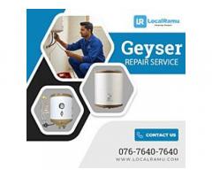 Geyser Repair Service by LocalRamu's Reliable technicians in Bangalore
