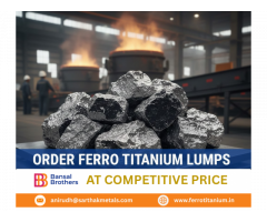 Order Ferro Titanium Lumps At Competitive Rates