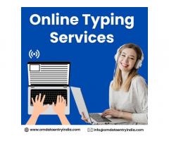 Outsource Online Typing Services in India