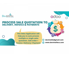 Process Quotation to Delivery, Invoice, Payments in Odoo