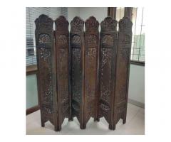High quality Handcrafted Wooden Room Divider Screen