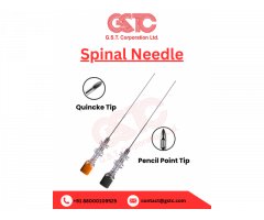Premium Spinal Needle by GSTC  Leading Spinal Needle Exporters