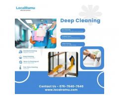 Deep Cleaning Service by LocalRamu with Trained Cleaning Professionals in Bangalore