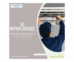AC Repair Service by LocalRamu with Professional Technicians in Bangalore