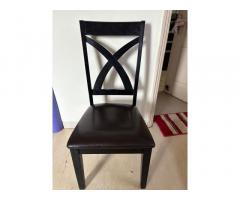 Wooden Dining Table with 6 Chairs.