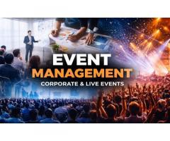 Trusted Event Management Company for Corporate and Live Events