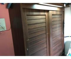wooden 2 door sliding cupboard - Image 2/3