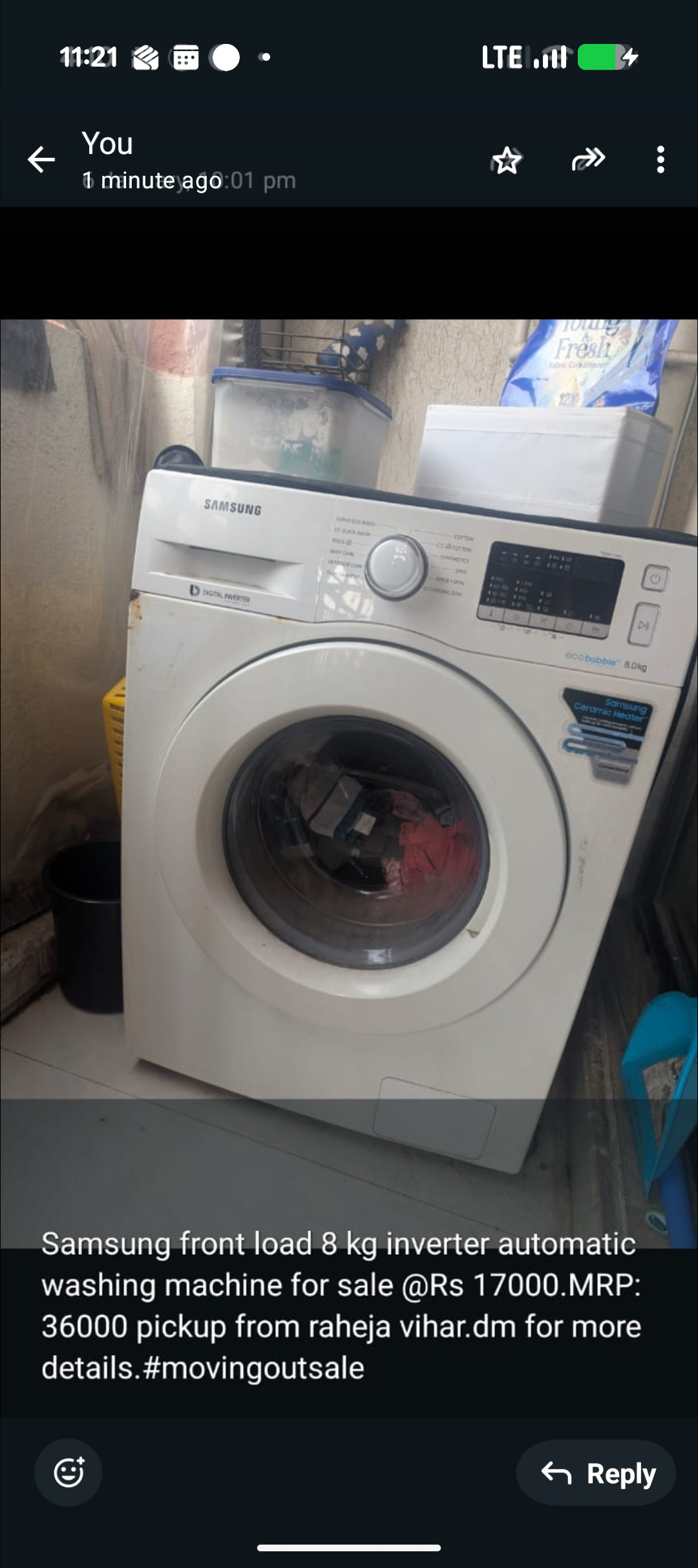 Washing machine..full automatic - Image 1