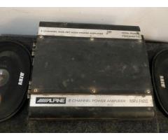 Alpine Amplifier + Daewoo sub woofer + 2 speakers - Image 2/2