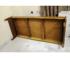Wooden Double Bed - Image 4/4