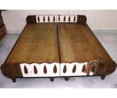 Wooden Double Bed - Image 2/4