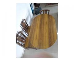 Dining table with 4 chair (Teak wood ) - Image 2/3