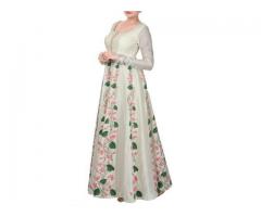 Nail the Look in this Gorgeous Anarkali Suit. Shop Now at TheHLabel.com - Image 1/3